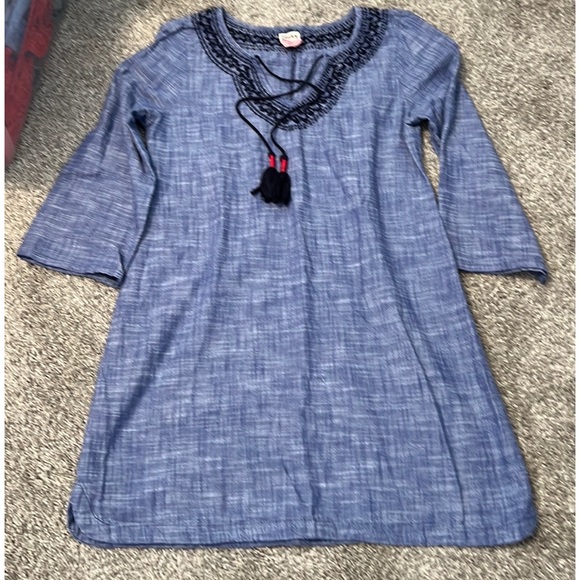 Hatley Dresses Hatley Linen Dress Or Tunic Sm Worn 2x And Dry